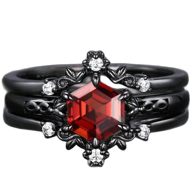 Polygon Zircon Womens Branch Ring