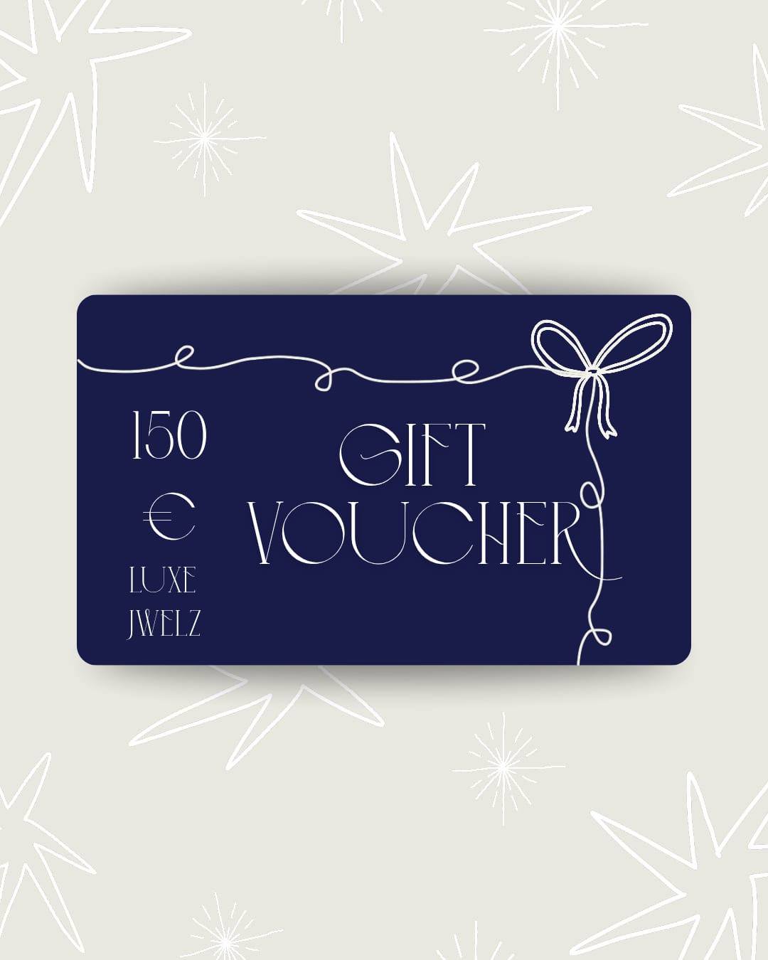 🎁 Carte Cadeau – 50 €, 100 € & 150 € Luxe-Jwelz