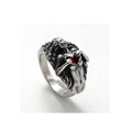 Mens Retro Goddess Titanium Steel Ring