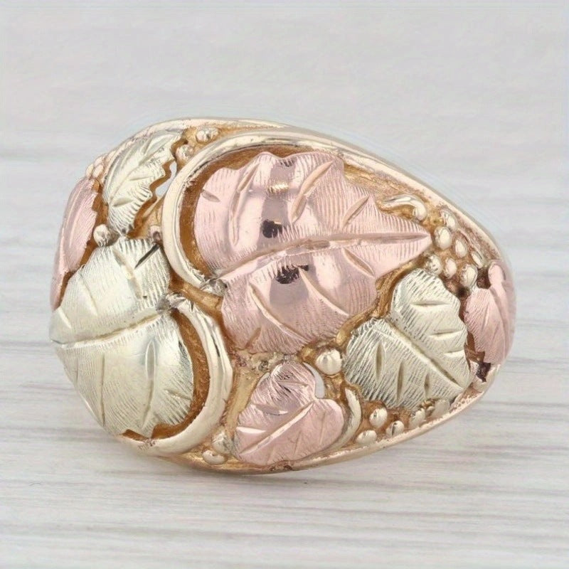 Enamel-colored Irregular Oval Geometric Ring With A Designer Aesthetic For Women