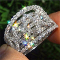 Fashion Personalized Zircon Micro Setting Ring