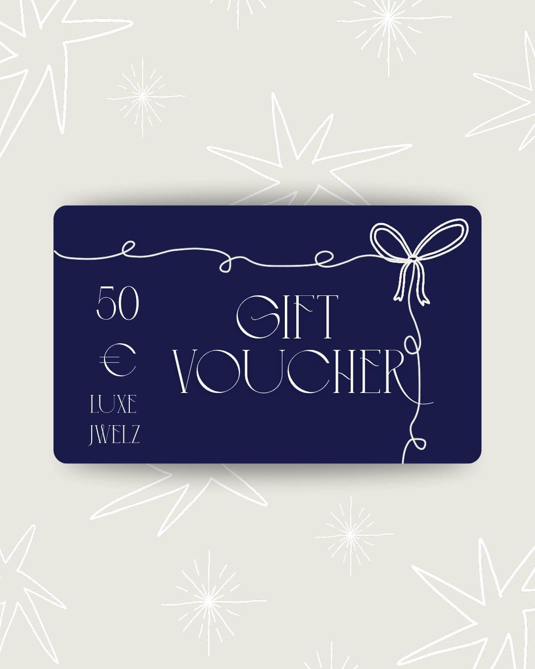 🎁 Carte Cadeau – 50 €, 100 € & 150 € Luxe-Jwelz