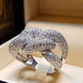 Light-luxury Ethereal Twisted Design Womens Ring