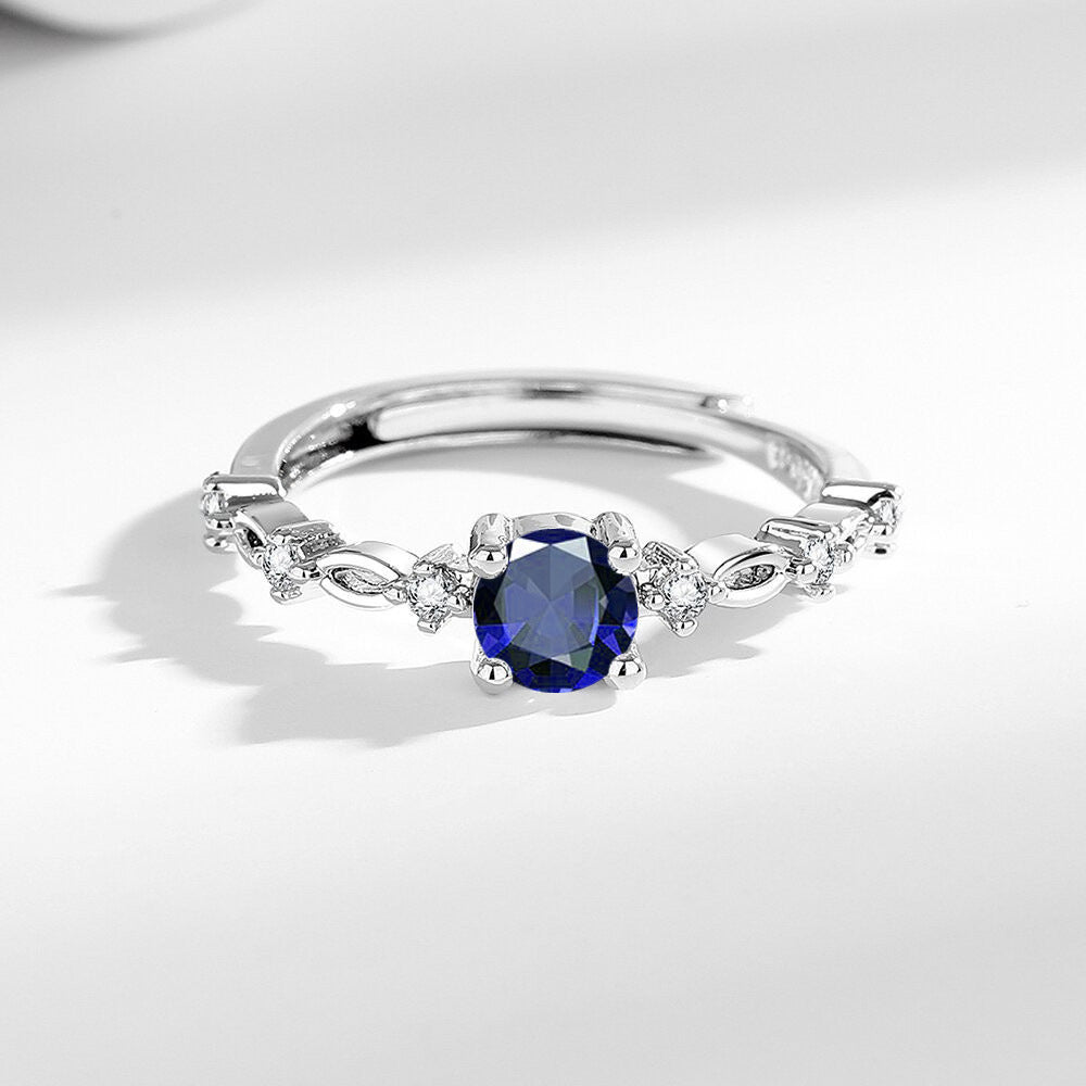 Moissanite Ring Female Ring High-grade Light Luxury