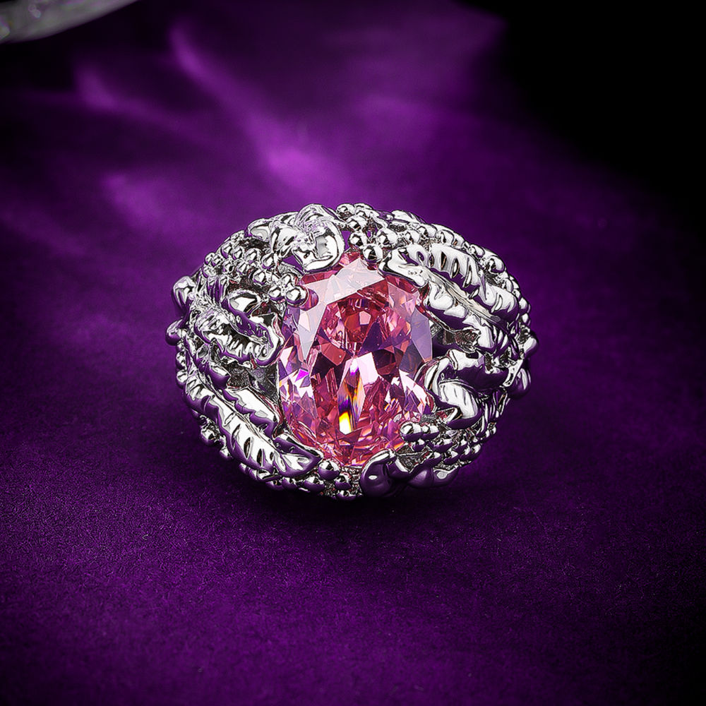 The Latest Trendy Ring Featuring An Oval-cut Cubic Zirconia