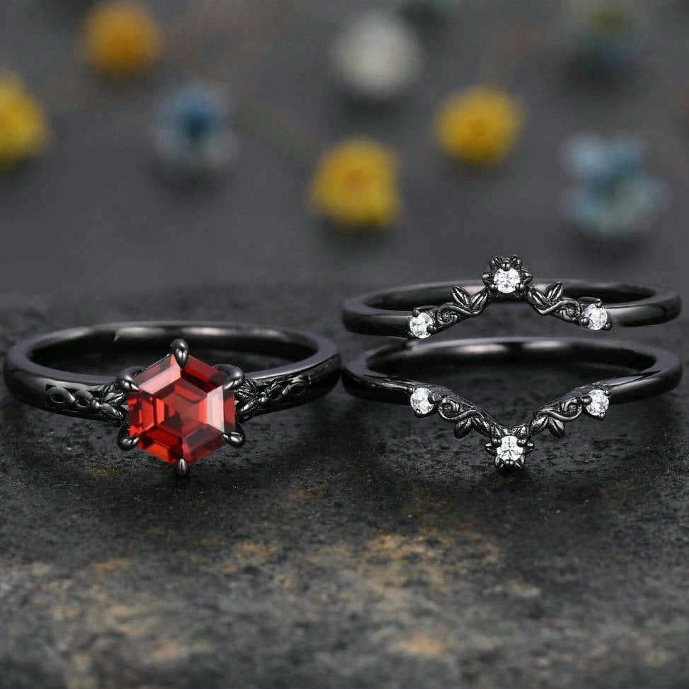 Polygon Zircon Womens Branch Ring