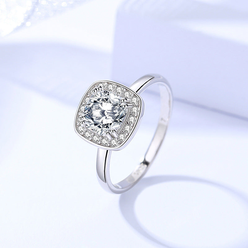 15-Carat Moissanite Ring For The Index Finger