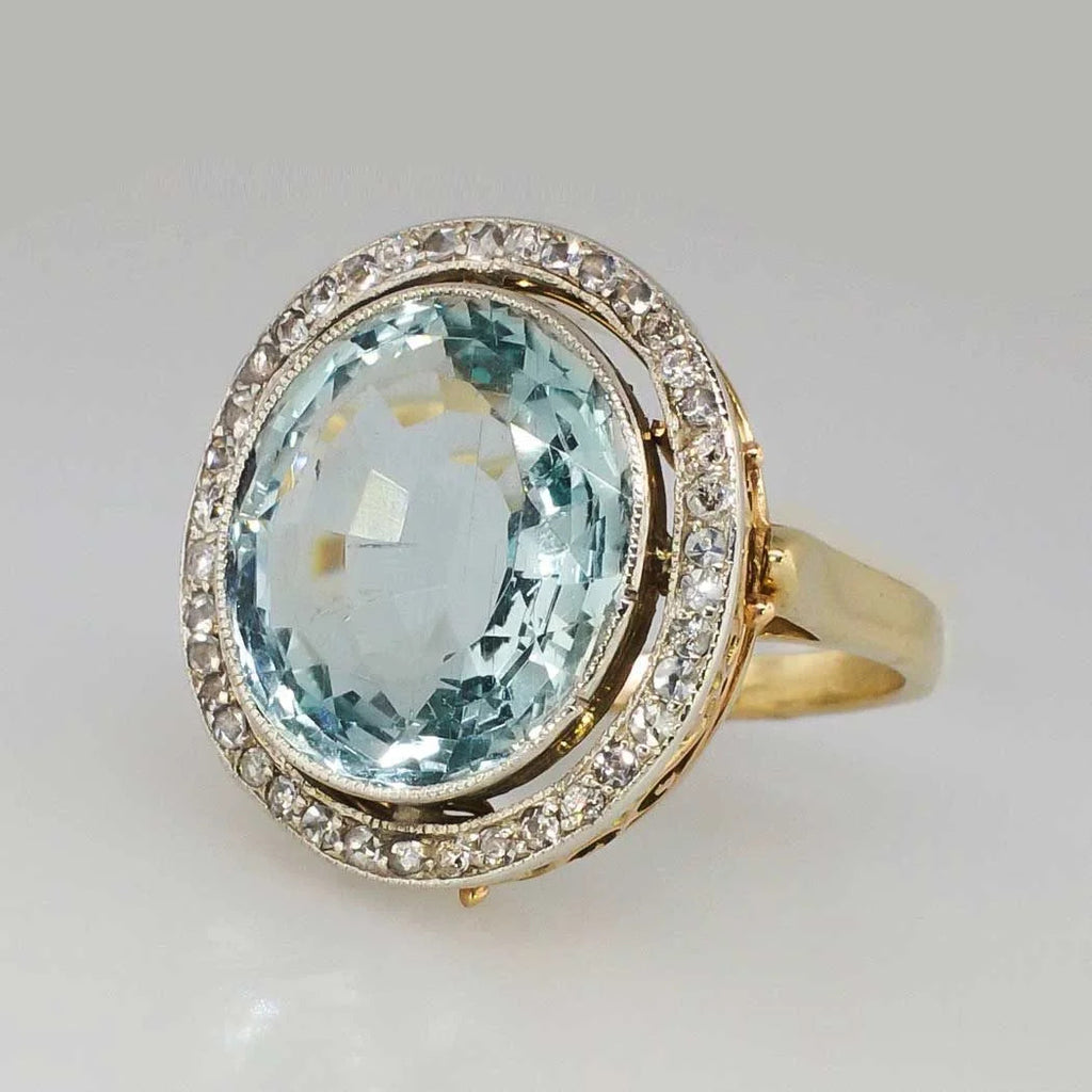 Womens Ring With A Creative Egg Shaped Textured Design