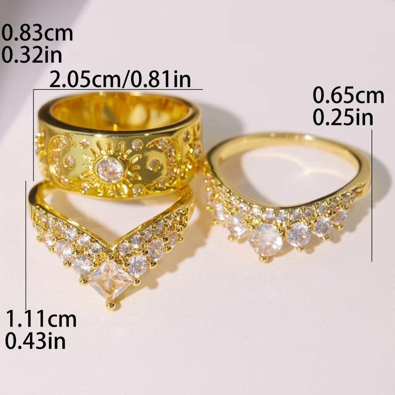 European And American Women's Affordable Luxury Rings