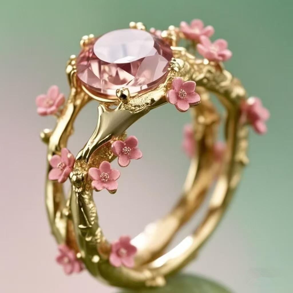 Small Ring Mall Flower Fashion Personality