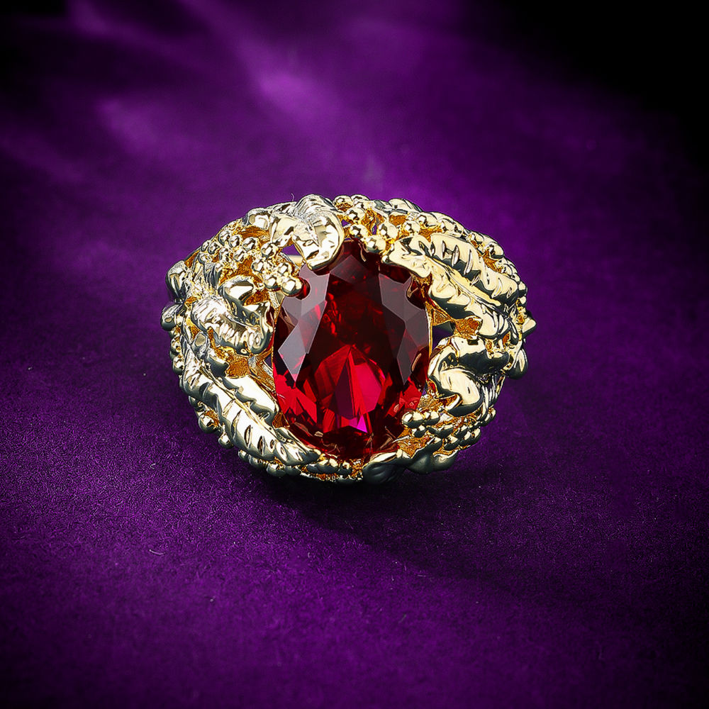 The Latest Trendy Ring Featuring An Oval-cut Cubic Zirconia