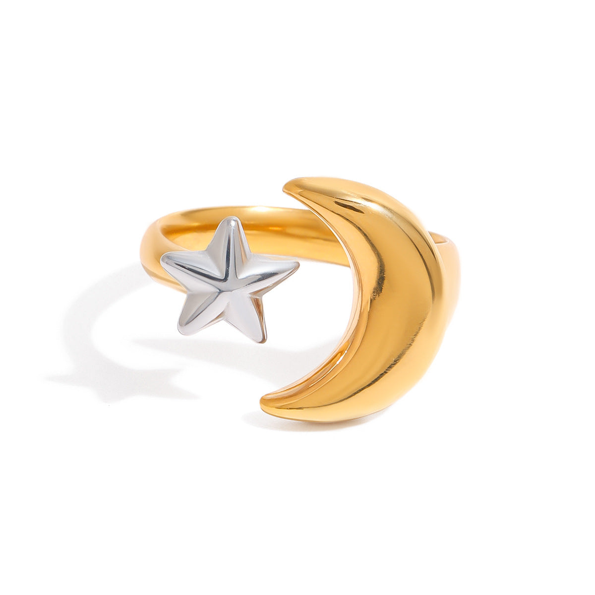 Starry Titanium Steel Ring For Women
